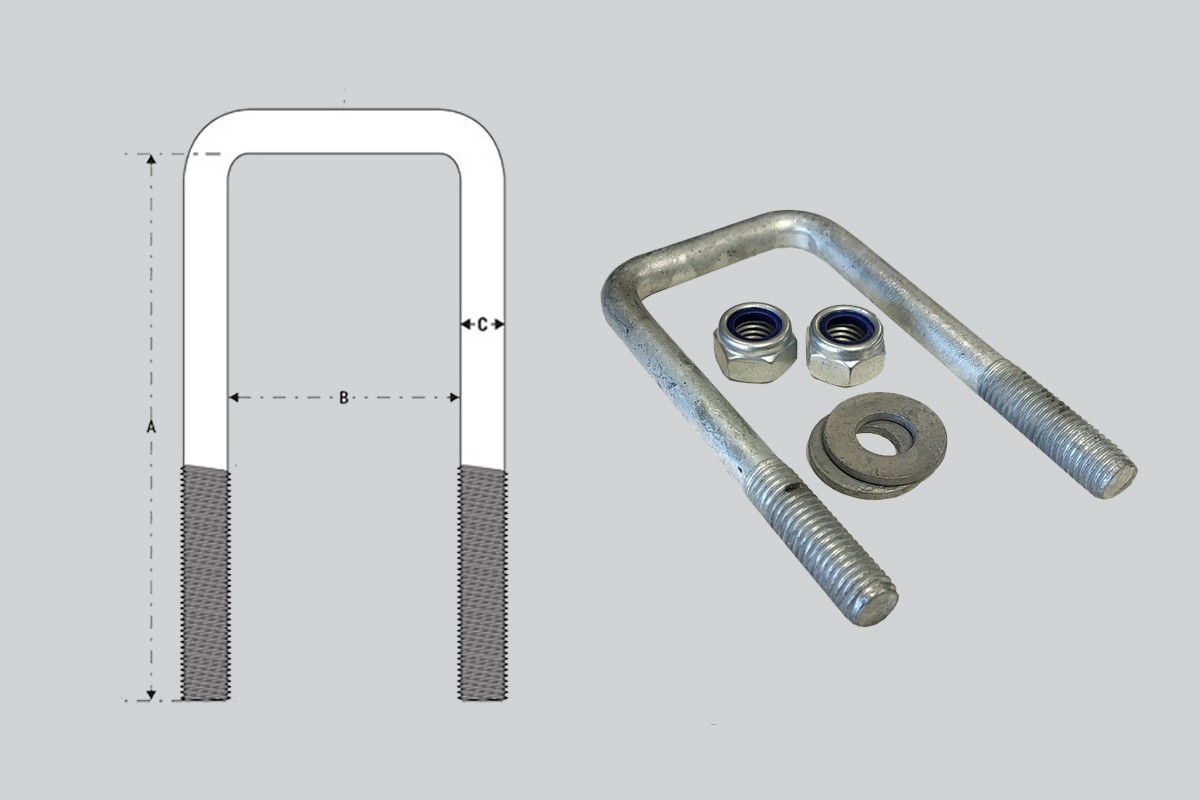 U Bolt Size Chart Trailparts Australia 4113